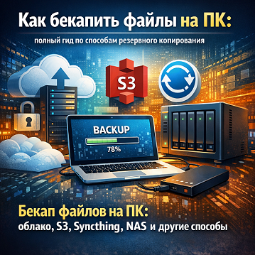 Как бекапить файлы на ПК: полный гид по способам резервного копирования