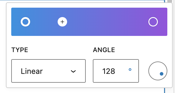 Редактор градиентов