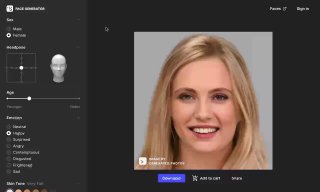 100,000 Faces — уникальный генератор лицСгенерированные фотографии создаются с нуля системами искусс...