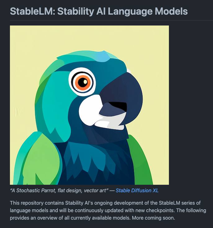 Теперь у ChatGPT появился настоящий конкурент — StabilityAI выпустили свою языковую модель StableLM....